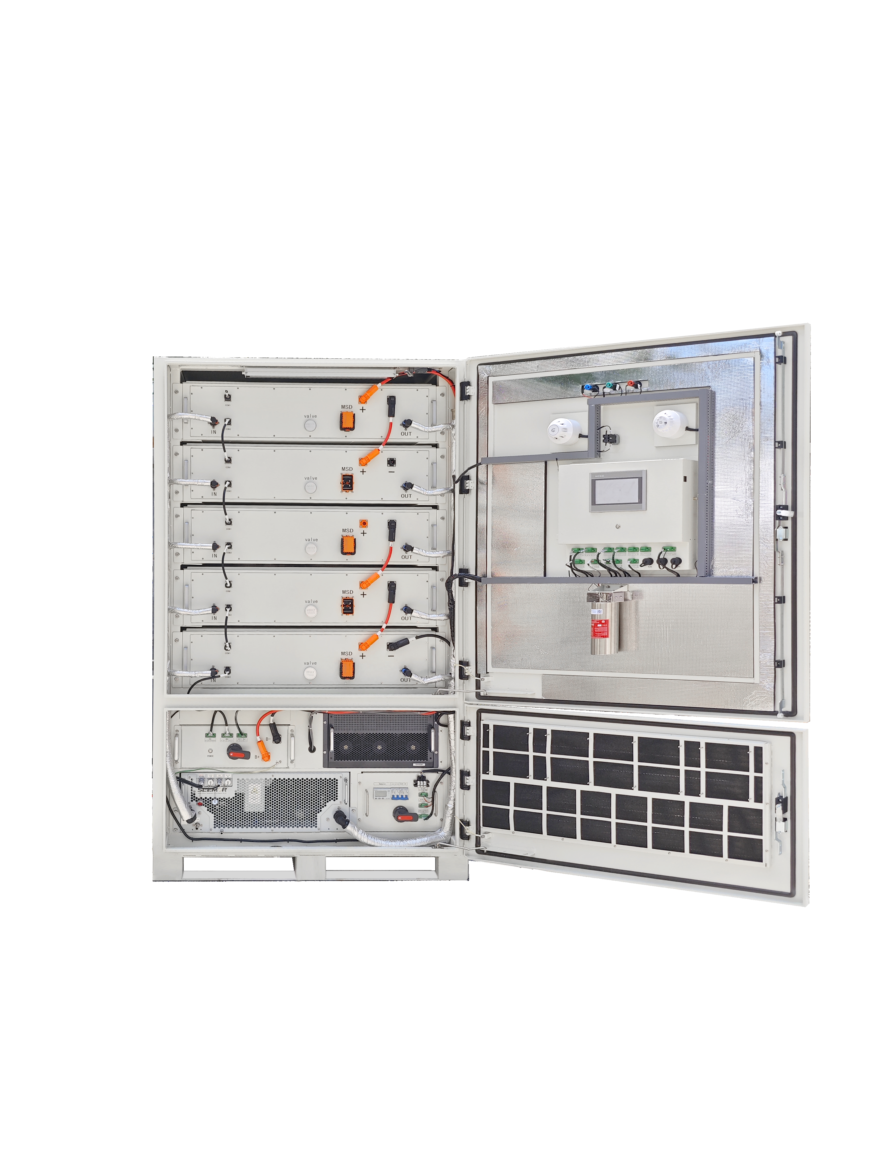 105KW/215KWH Outdoor Cabinet Type ESS-Liquid Cooling